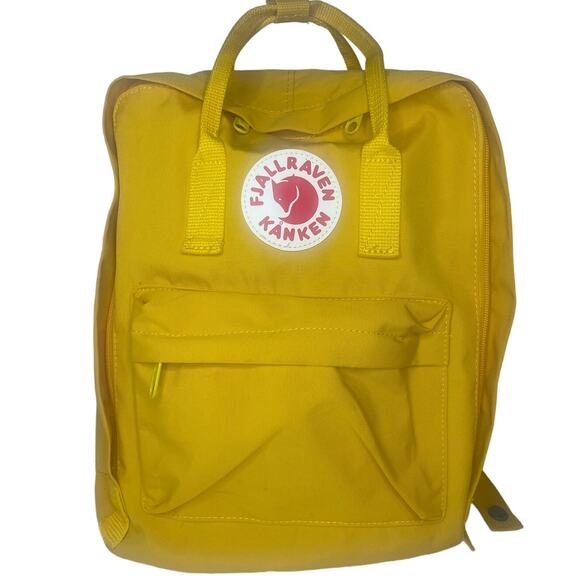 Fjallraven Kanken Bright Yellow Excellent backpack full size - Picture 1 of 8